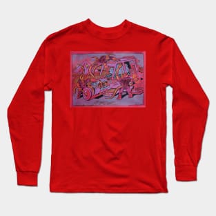 Grape Ape Machine Long Sleeve T-Shirt